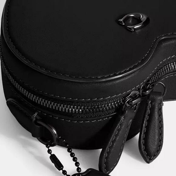 NWT❤️Coach Heart Crossbody 14 Black CE765 - Picture 4 of 5
